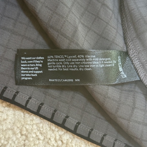 Eileen Fisher SET Black Gray M Top and S/P Pants Grid Pattern - Picture 5 of 16